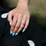 1/2 CTW Round Diamond Cushion Halo Engagement Ring in 14K White Gold with Accents (MD200294)