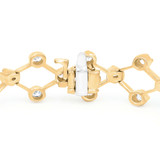 2 7/8 CTW Round Diamond Chain Bracelet in 14K Yellow Gold (MD210202)