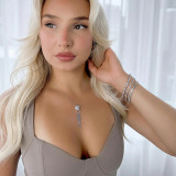 1 1/2 CTW Round Diamond Panther Fancy Pendant Necklace in 18K White Gold (MD210211)