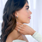 1/3 CTW Round Diamond Braided Semi-Eternity Anniversary Wedding Band Ring in 14K White Gold (MD210415)