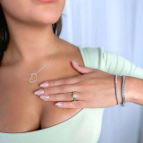 1 CT Round Diamond Pinched Solitaire Engagement Ring in 18K White Gold (MD220098)