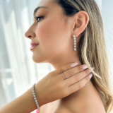 1/5 CTW Round Diamond 3/4 Way Semi-Eternity Anniversary Wedding Band Ring in 14K White Gold (MD220164)