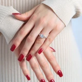 2 CTW Round Diamond Split-Shank Solitaire with Accents Engagement Ring in 14K White Gold (MD220257)