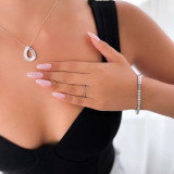 1/4 CTW Round Diamond 3/4 Way Semi-Eternity Anniversary Wedding Band Ring in 14K White Gold (MD220348)