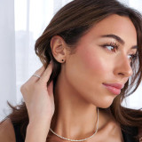 4 1/2 CTW Princess Black Diamond 4-Prong Stud Earrings in 14K Yellow Gold (MD230147)