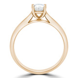 1/3 CT Round Diamond 4-Prong Solitaire Engagement Ring in 14K Yellow Gold (MD240051)