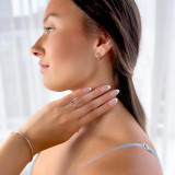 1/3 CTW Round Diamond Cushion Halo Engagement Ring in 14K Yellow Gold (MD240074)