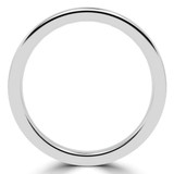 1/3 CTW Round Lab Created Diamond  Channel Set Semi-Eternity Anniversary Wedding Band Ring in 14K White Gold (MD250042)