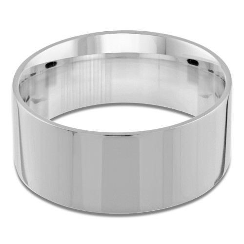 10 MM Classic Womens Wedding Band in White Gold (MDVBC0003-10MM-W)