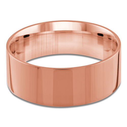 9 MM Classic Mens Wedding Band in Rose Gold (MDVBC0004-9MM-R)