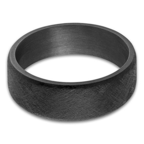 7 MM Alternative Mens Wedding Band in Black Tantalum (MDVBA0085)