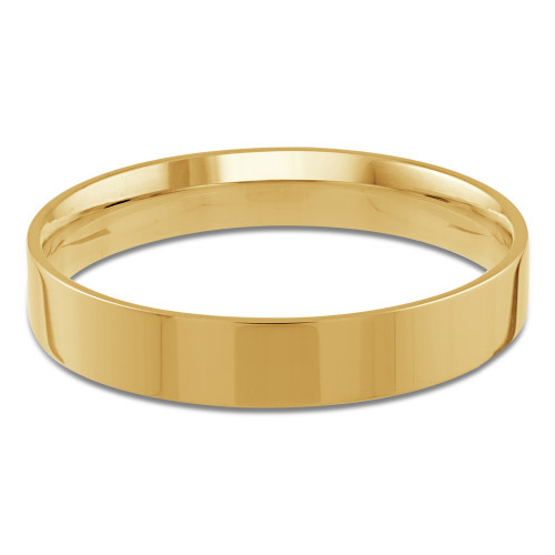 4 MM Classic Womens Wedding Band in Yellow Gold (MDVBC0003-4MM-Y)
