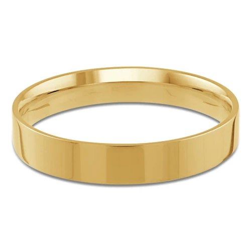 4 MM Classic Womens Wedding Band in Yellow Gold (MDVBC0003-4MM-Y)