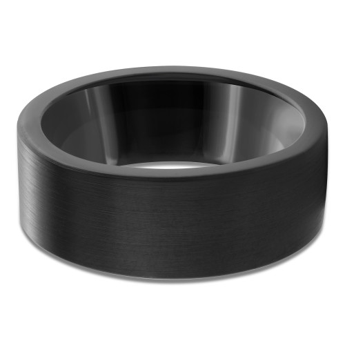 8 MM Alternative Mens Wedding Band in Black Cobalt (MDVBA0004)