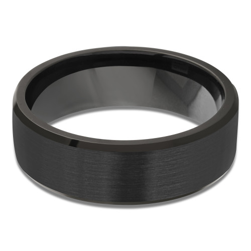 7 MM Alternative Mens Wedding Band in Black Cobalt (MDVBA0007)