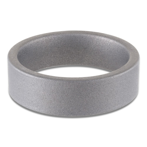 7 MM Alternative Mens Wedding Band in White Tungsten (MDVBA0055)