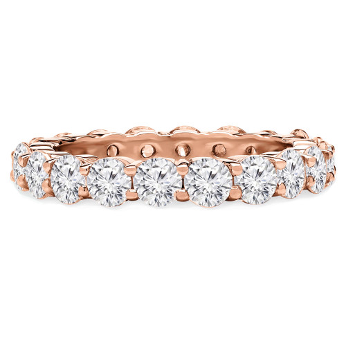 1 1/2 - 1 9/10 CTW Full Eternity Round Lab Created Diamond Anniversary Wedding Band Ring in Rose Gold (MVSAR1009-R)