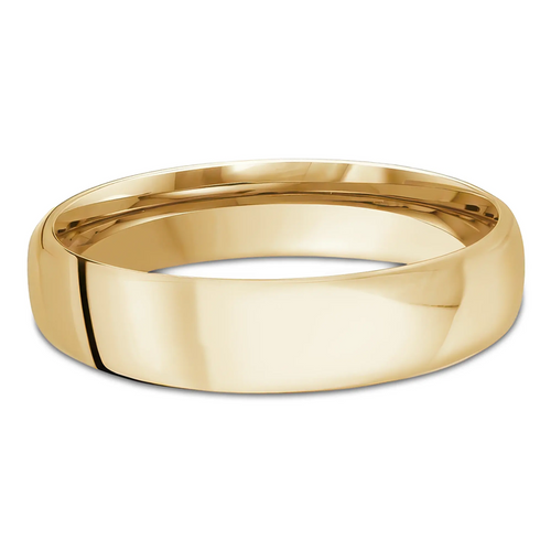4.5 MM Modern Comfort Fit Classic Womens Wedding Band in Yellow Gold (MDVBC0007-4.5MM-Y)