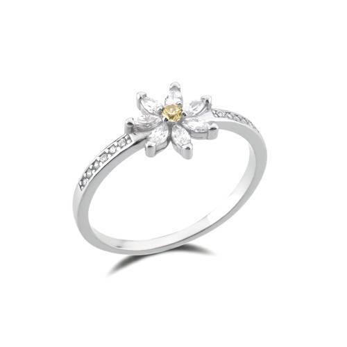 2 1/2 CTW Oval Blue Lab Created Cubic Zirconia  Braided Solitaire with Accents Cocktail Ring in 0.925 White Sterling Silver (MDS230128)
