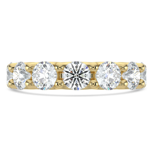5 1/8 - 6 1/2 CTW Full Eternity Round Lab Created Diamond Anniversary Wedding Band Ring in Yellow Gold (MVSAR1031-Y)