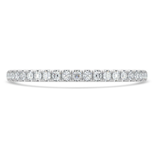 5/16 - 3/8 CTW Full Eternity Round Lab Created Diamond Anniversary Wedding Band Ring in White Gold (MVSAR1044-W)