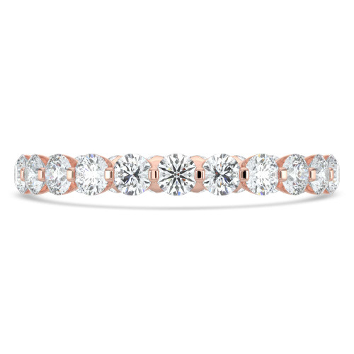 1 5/16 - 1 5/8 CTW Full Eternity Round Lab Created Diamond Anniversary Wedding Band Ring in Rose Gold (MVSAR1048-R)