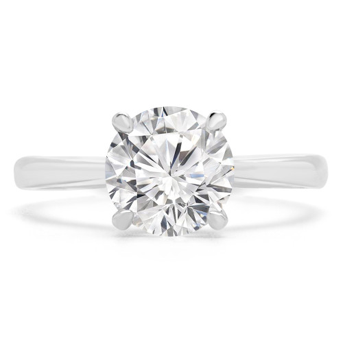 1 1/20 CT Round Diamond 4-Prong Solitaire Engagement Ring in 14K White Gold (MD220276)