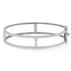7/8 CTW Pear Diamond Two-row Bangle Bracelet in 14K White Gold (MDR210115)
