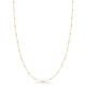Beads by the Yard Beaded Chain Necklace in 14K Yellow Gold (MDR220250)