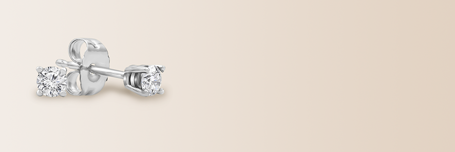 Complimentary diamond stud earrings with orders over $1,500