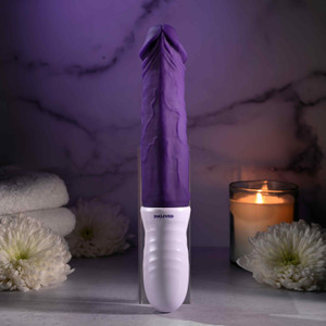 Plum Thrust Thrusting Vibrator by Evolved Novelties