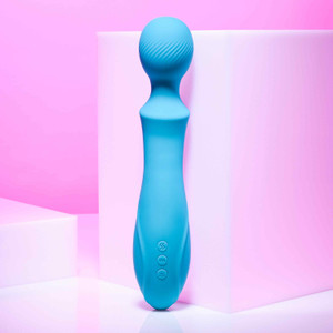 Wanderful Wand vibrator with suction by Evolved Novelties