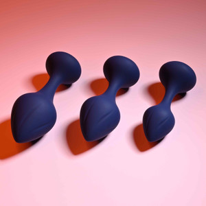 Playboy Tail Trainer 3 piece butt plug set by Evolved Novelties Playboy Tail Trainer 3 piece butt plug set by Evolved Novelties