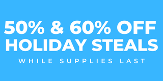 Holiday Steals 50% and 60% Off