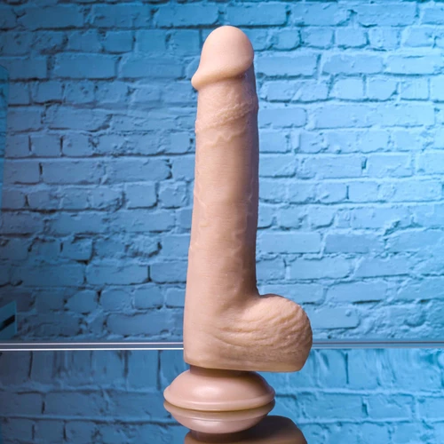 7” Natural Feel Flexskin Dildo, Light