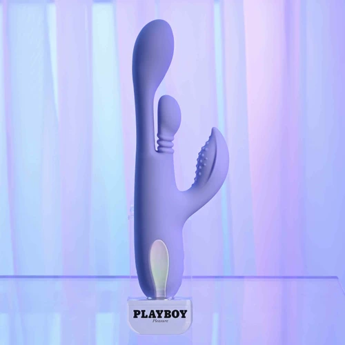 Nubbin Rubbin Silicone Rechargeable Vibrator from Playboy Pleasure by Evolved Novelties PB-RS-6695-2