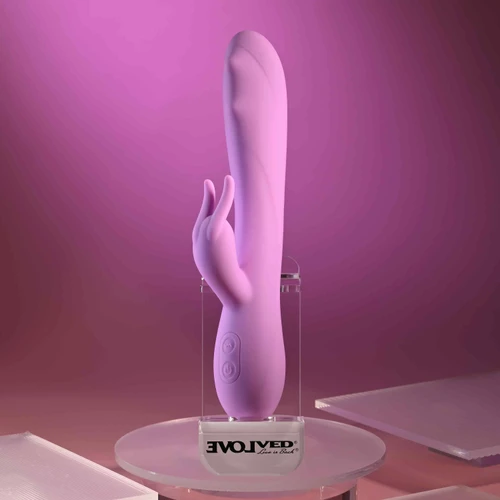 Bead The Way Silicone Rechargeable Dual Stimulator by Evolved Novelties EN-RS-6527-2
