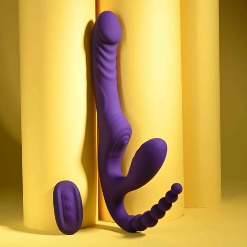 Hug It Out Triple Stim Wearable Vibe from Playboy Pleasure by Evolved Novelties PB-RS-2482-2