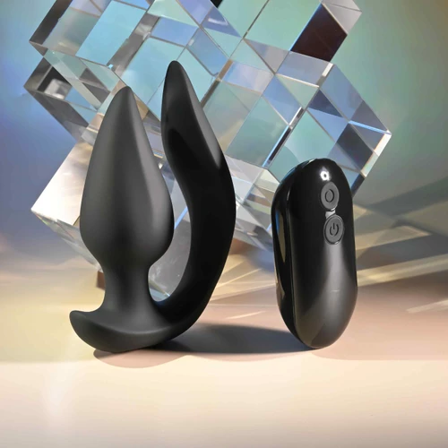 The Genie Dual Motor Remote Plug & Petal Vibe by Evolved Novelties EN-RS-6770-2