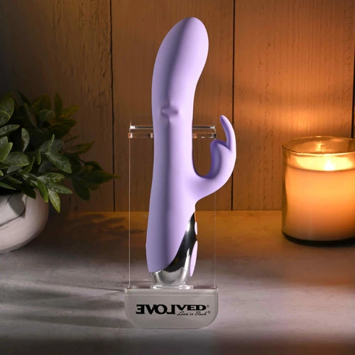 Spinderella Silicone Rechargeable Dual Stimulator by Evolved Novelties EN-RS-6534-2