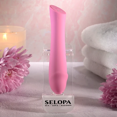 Rosé All Day Silicone Rechargeable Vibrator by Selopa SL-RS-8132-2