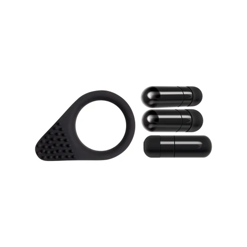 Evolved Novelties Black Knight - Silicone cock ring for longer lasting, harder erections