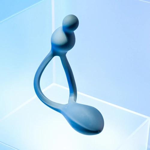 Evolved Novelties - You, Me, Us Bendable Vibe - Bendable, posable dual-ended vibe lifestyle product photo