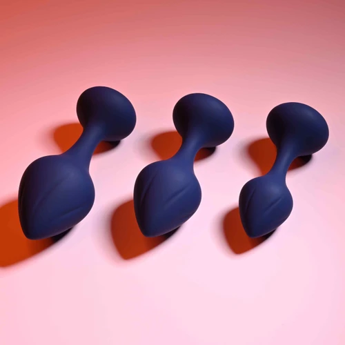 Playboy Tail Trainer 3 piece butt plug set by Evolved Novelties