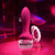 Party Plug Silicone Rechargeable Thrusting Vibrator by Evolved Novelties EN-RS-8293-2