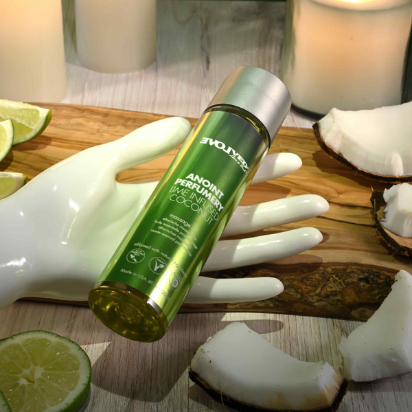 ANOINT PARUMERY, LIME INFUSED COCONUT Massage Oil