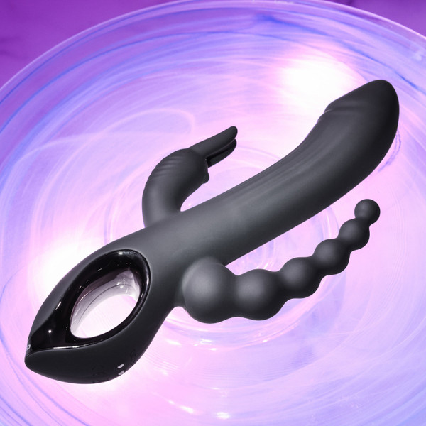 Evolved Novelties Trifecta - Large triple-stimulation vibrator