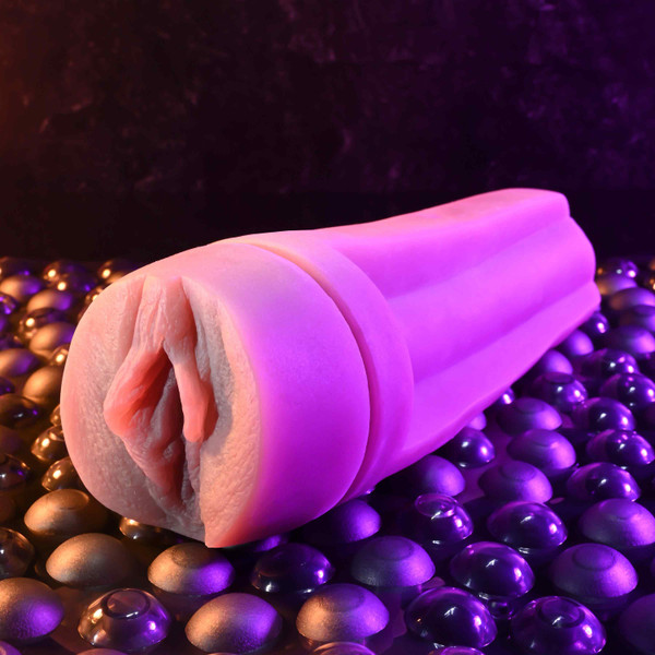 Grip It Dark Life-like vaginal canister stroker from Zero Tolerance by Evolved Novelties