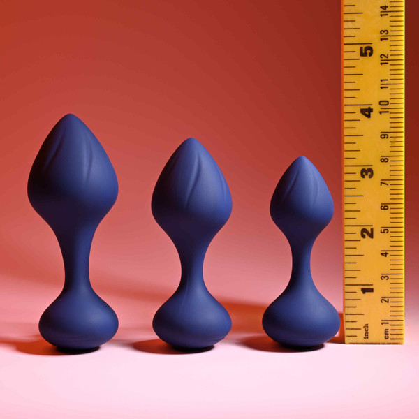 Playboy Tail Trainer 3 piece butt plug set by Evolved Novelties