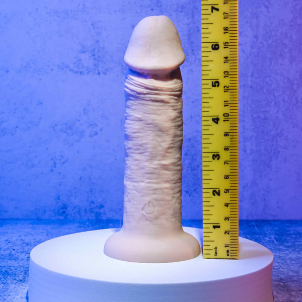 6" Vibrating Dong - Light Realistic vibrating dildo by Evolved Novelties